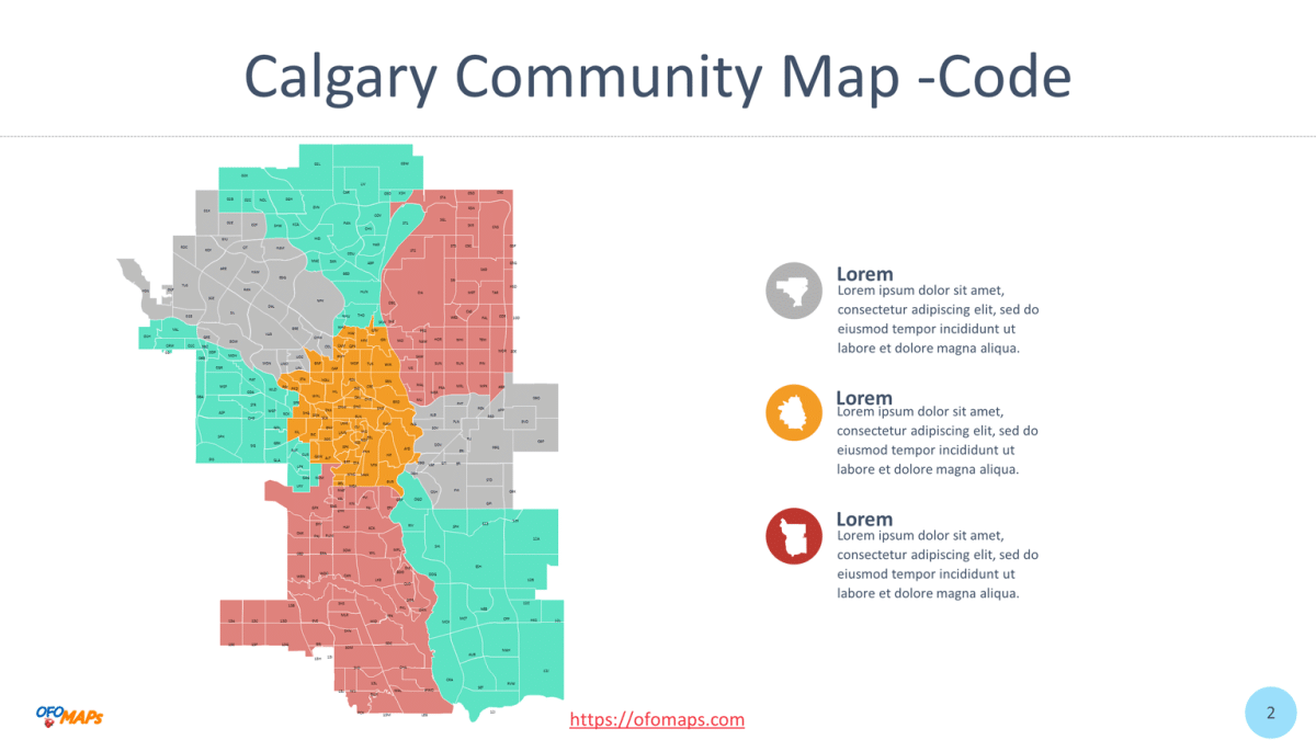 Calgary map