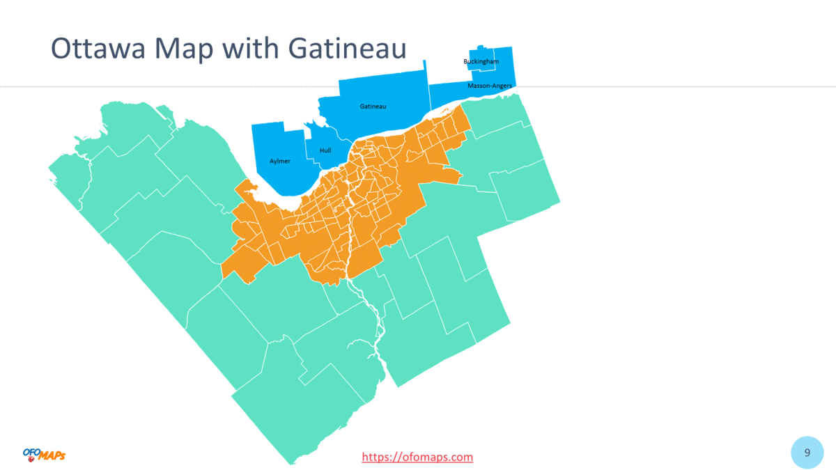 ottawa canada map