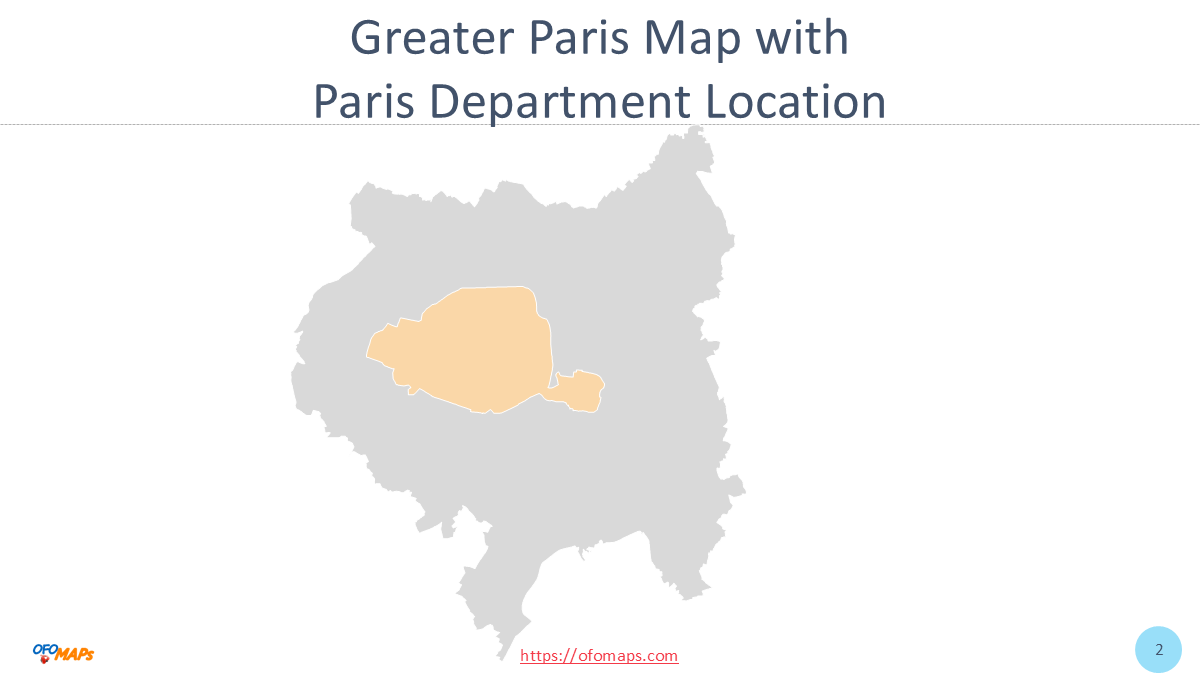 Greater Paris map