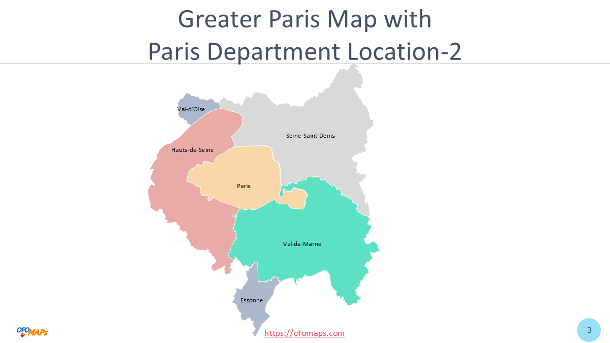 Greater Paris map