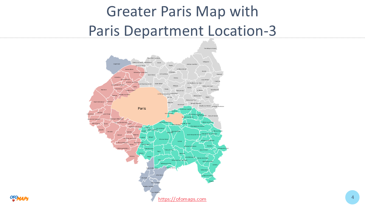 Greater Paris map